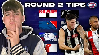 ROUND 2 AFL TIPS  PREDICTIONS 2024 [upl. by Doolittle]