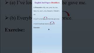 Modifier Part4 english modifier hsc spokenenglish englishgrammar [upl. by Enahpad828]