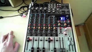 Behringer Xenyx X1204USB Review Teil 1 GermanNight Catcher [upl. by Jovi]