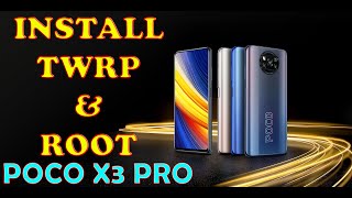 😲🔥 POCO X3 PRO 🔥😲  How To Install Pitch black TWRP amp Root With Magisk Easiest Step By Step Guide [upl. by Aiceled]