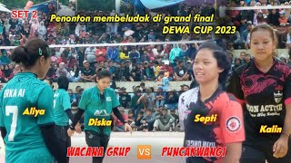 Penonton dibuat betah  Melihat Aksi Aliya Diska Widia 🆚 Kalin Abang Septi Silvi di Final Dewa cup [upl. by Prouty]