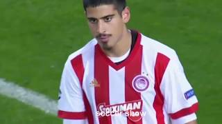 Dimitrios Nikolaou own goal barcelona 10 olympiakos Champions League 18 October 2017 SoccerShow [upl. by Nymzaj]