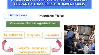 Curso Virtual para Preparar Realizar y Cerrar la Toma Física de Inventarios INTROmp4 [upl. by Cyril]