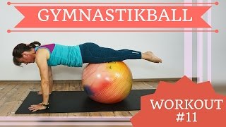 Workout 11  mit Gymnastikball  Ramona Franke [upl. by Catima]