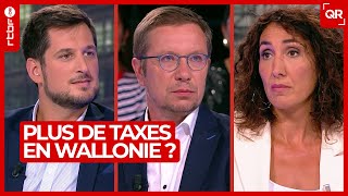 Plus de taxes pour compenser les économies à faire en Wallonie   QR Le Débat [upl. by Enelav461]