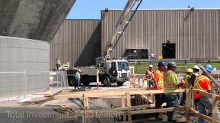 Largest Concrete Pour in Irving Pulp And Paper Mill History [upl. by Imhsar]