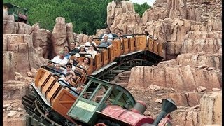 Magic Kingdom Big Thunder Mountain Railroad New Interactive Queue and POV Ride Walt Disney World [upl. by Fotina]