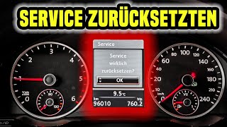 VW Tiguan Service Zurücksetzen [upl. by Wende37]