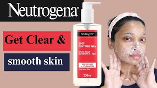 Neutrogena Facial Wash Spot Controlling  Review [upl. by Lhary]