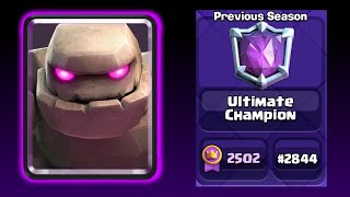 BEST GOLEM BEATDOWN DECK IN 2024 GETS ME MY FIRST RANKED FINISH [upl. by Brottman]