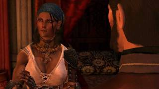 Dragon Age 2 Isabela Romance 4 Romance scene Male Hawke version [upl. by Xena]