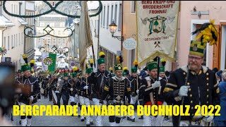 Große Bergparade in Annaberg Buchholz 2022 [upl. by Aerdnad]