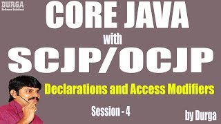 Core Java With OCJPSCJP Declarations and Access Modifiers Part4  package statement [upl. by Arimihc]