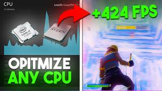 How To OPTIMIZE Your CPUProcessor For Gaming amp Performance in 2024  BOOST FPS amp FIX Stutters [upl. by Mannes]