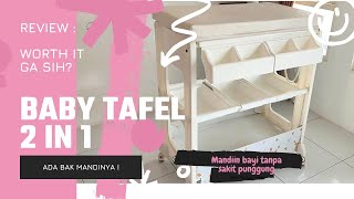 REVIEW BABY TAFEL WORTH IT KAH  MANDIIN BAYI TANPA ENCOK  2023 [upl. by Lebasiairam440]