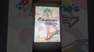 Hatsune Miku x Dominos running on a iPad 2 iOS 6 [upl. by Acinomahs175]