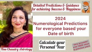 Numerology Predictions for 2024 based on your date of birth Personal Year [upl. by Nanah]