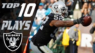 Raiders Top 10 Plays of the 2016 Season  NFL Highlights [upl. by Peppel]