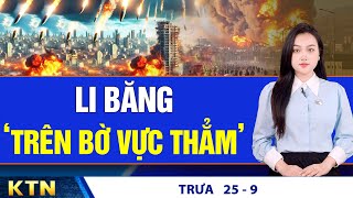 TRƯA 259 Israel tấn công 1500 mục tiêu Hezbollah Sống sót kỳ diệu sau 9 ngày kẹt trong nước lũ [upl. by Gaw]