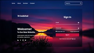 How To Create A Website With Login And Register  HTML amp CSS amp Javascript [upl. by Ludmilla]