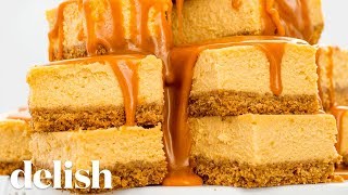 Butterscotch Cheesecake Bars  Delish [upl. by Noonan401]