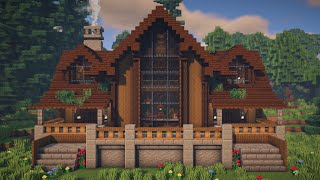 Minecraft Cozy Cabin  Full Tutorial [upl. by Viccora253]