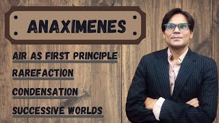 Anaximenes  Greek Philosophy  Philosophy Lectures  Lectures by Waqas Aziz  Waqas Aziz [upl. by Rilda]