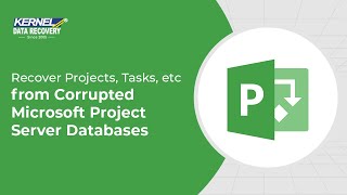 Recover Projects Tasks etc from Corrupted Microsoft Project Server Databases [upl. by Chaworth]