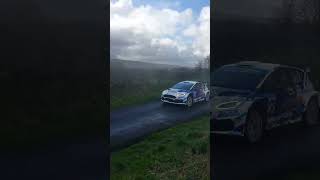 North west stages in garstang on 23rd March 2024 with Car 2 Keith Cronin in his Ford Fiesta rally2 [upl. by Arezzini]