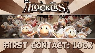 First Contact Look  Flockers  2D LemmingsLike Puzzler Gameplay Preview [upl. by Renrew]