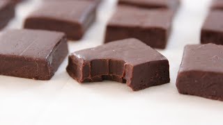 3Ingredient Chocolate Fudge Recipe [upl. by Longan]