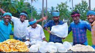 PAROTTA  Soft Layered Paratha Recipe Cooking In Village  Homemade Parotta Recipe Without Egg [upl. by Sidky]