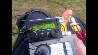 Qcx mini Qrp 5w qso F4IGGqrpp and VK2GR 17000Km [upl. by Lymn939]