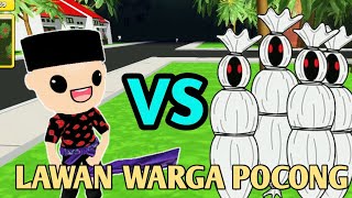 LAWAN WARGA POCONG  TUNJUKKAN DEMAGE SARUNG  SIMULATOR PERANG SARUNG 3D [upl. by Zilber728]