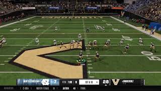 8 Vandy vs UNC [upl. by Froh54]