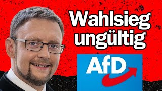 AfDBürgermeister Wahl für ungültig erklärt [upl. by Iggep433]