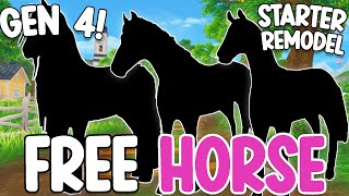 STAR STABLE RELEASING A FREE HORSE STARTER HORSE REMODEL GEN 4 FRIESIANS amp MORE THEORIES [upl. by Leah]