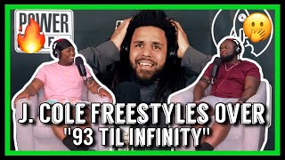 J Cole Freestyles Over quot93 Til Infinityquot Power 106Brothers Reaction [upl. by Aneleiram]