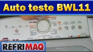 🔴Auto teste lavadora brastemp BWL11a [upl. by Pierpont]