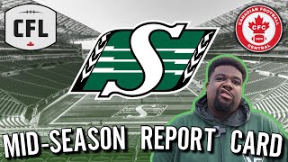 Saskatchewan Roughriders 2024 MidSeason Report Card wcoachphilreacts [upl. by Esoryram]