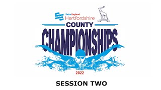 Swim England Hertfordshire County Championships 2020  Session 5 [upl. by Rafaj514]