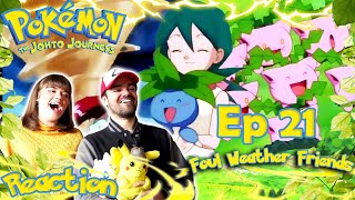 The Flying Oddish  Pokémon The Johto Journeys Episode 21 Reaction [upl. by Luckin]