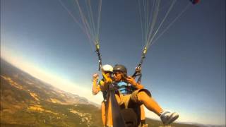 Paragliding Tandem Flight Algodonales Cadiz Spain [upl. by Tamara272]