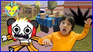 VTubers Ryan Vs Combo Panda Lets Play Jailbreak Ep 3 GET AWAY DRIVER [upl. by Jacklin]