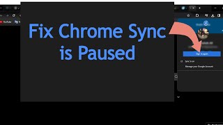 How to fix Chrome Sync is Paused  Auto Log Out in Latest Version of Google Chrome [upl. by Aynom]