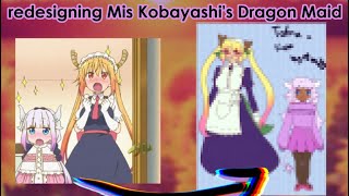 redesign miss kobayashi Dragon maid [upl. by Enaoj773]