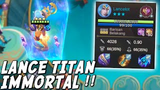 LANCE TITAN IMMORTAL FULL STACK  FIX HUARAM JUADAH INI [upl. by Nesta362]