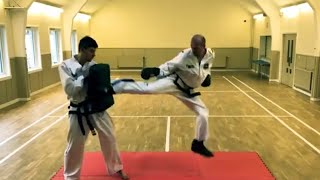 Spinning Back Kick Variations  Taekwondo Sparring [upl. by Boniface]