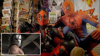 CASEY JONES vs KICKASS  REACTION SPANDEX WITH SPIDERMAN amp DEADPOOL [upl. by Ecirad474]