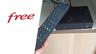 Freebox MINI 4K  association de la télécommande version courte FREE [upl. by Bluma]